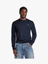 Men&apos S Premium Core Navy Knitted Jersey