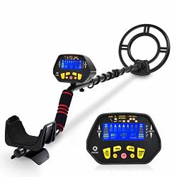 Metal Detector - High-accuracy Metal Finder With Lcd Display Discrimination Mode Distinctive Audio Prompt 10 Waterproof Search Coil For Underwater Metal Detecting