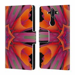 Official Haroulita Vivid Star Kaleidoscope Glitch Leather Book Wallet Case Cover For Nokia 8 Sirocco