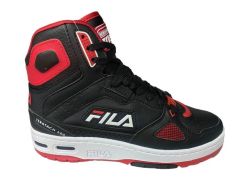 FILA - Teratach 600 Hi Mens Black Red white Hi-top Sneakers