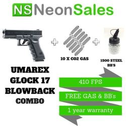 Umarex Glock 17 Blowback COMBO+1500 BB'S+10 Gas