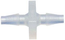 Mettleair 129PP-2-1PK Polypropylene Plastic 1 8" Id Hose Barb Mender splicer joiner union Fitting Tubing Hose Adapter coupler