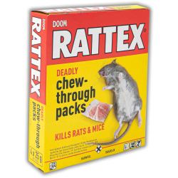 Rattex Deadly Chew Through Packs 100G