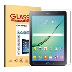 Samsung Galaxy Tab S3 Galaxy Tab S2 9.7 Screen Protector 9.7" Nearpow Tempered Glass Screen Protector With 9H Hardness 2.5D Round Edge Crystal Clear Bubble-free Scratch Resist