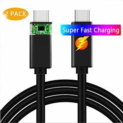 USB C To USB C Fast Charging Cable 2 Pack 3FT Usb-c Super Fast Charging Cable For Samsung Galaxy Note 10 10+ 25W &