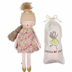 Hearts Of Yarn Stuffed Plush Outdoor Doll For Girls Soft Sleeping & Cuddle Buddy For Toddlers Infants & Babies 19" Tall-extra Large Handmade