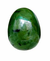 Davitu Yoni Egg Natural Nephrite Jad E Eggs Polished Chlorophane Massage Chakra Healing Reiki Stone Egg 35X50MM