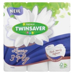 Toilet Paper 3 Ply White 200 Sheets 9S