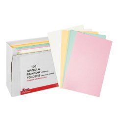 Straight Cut Folders With Storage Box