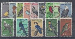 Botswana 1966 Birds Set Of 7 Fine Used