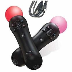 Playstation 4 Move Motion Controllers - Two Pack Pre-owned Renewed