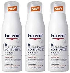 Eucerin In-shower Body Lotion 13.5 Ounce Per Bottle 3 Bottles