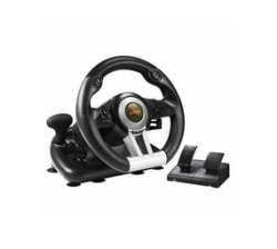 USB Game Racing Steering Wheel With Pedals And Gear Controller