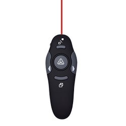 2.4 Ghz USB Wireless Presenter - Remote Control Laser Flip Pen - Rf Powerpoint Ppt Controller Presentation Pen Perfect For Meeting Teaching Speech