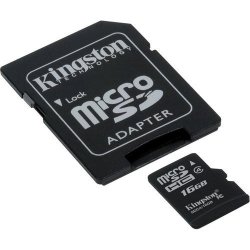 Professional Kingston Microsdhc 16GB 16 Gigabyte Card For Samsung Galaxy Tab 2 7.0 LTE Phone With Custom Formatting And Standard Sd Adapter. Sdhc Class 4 Certified