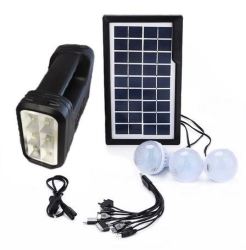 Omega. 3X3W LED E27 12V & Dc Portable Solar System & USB Cellphone Charging & Accessories