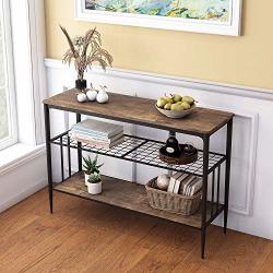 industrial foyer table