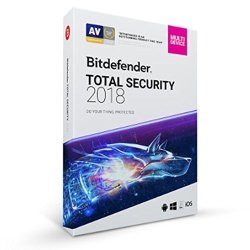 Bitdefender Total Security 2018 5 Devices 1 Year New In Retail Box