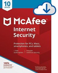 Mcafee Internet Security - 10 Devices Download Code