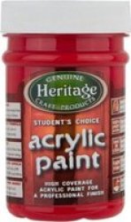 Student& 39 S Choice Acrylic Paint - True Red 250ML