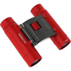 Tasco 10X25 Essential Roof Prism Binoculars - Red