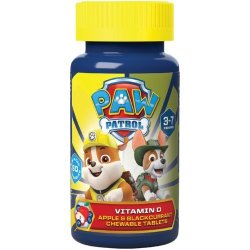 Paw Patrol Vitamin D Chewable Apple & Blackcurrant 60S