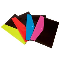 A4 Carry Folder Two Toned Assorted