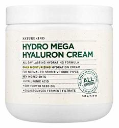 Naturekind Hydro Mega Hyaluron Cream 500G All Day Lasting Hydrating For Nomal To Sensitive Skin Types Korean Cosmetics DAB1018