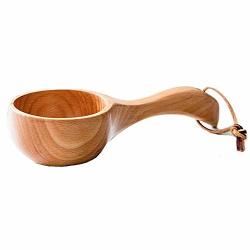 KesaPlan kesaplan bath salt scoop wooden ladle spoon scoops for canisters  flour scoop ladles wooden cooking spoons for cooking, servin