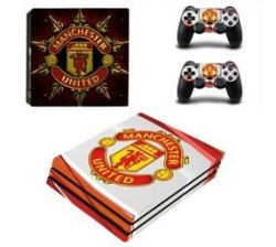 Skin-nit Decal Skin For PS4 Pro: Manchester United Red + White