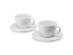 Le Creuset Cappuccino Cup & Saucer Set Of 2 White - 1KGS
