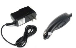 Garmin Gps Nuvi 1490LMT Accessory Bundle - Car Charger + Home Travel Ac Charger