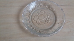 Round Glass Plate - Width 23cm