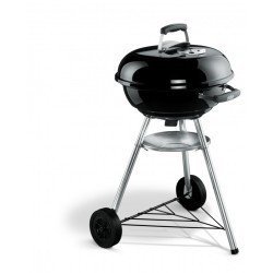 Weber 47cm Compact Charcoal Kettle Grill in Black