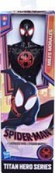 Spider-man Titan Hero Series 12 Across The Spiderverse Figure - Miles Morales
