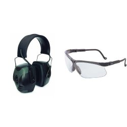 Howard Leight by Honeywell Impact Pro Sound Amplification Electronic Earmuff 2-Pack Earmuff, R-01902 