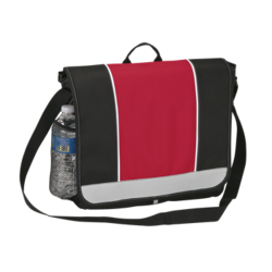 Top Flap Messenger Bag 600d Poly - 3 Colours - New - Barron