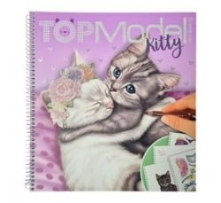 Top Model Kitty Color Book