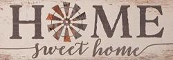 Home Sweet Home Vintage Windmill Plank Bedroom Sign With Sayings Home Decor Plaque Home Craft Sign For Women Men Housewarming Gift