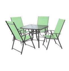 TERRACE LEISURE Manor Textilene Wfloding Chairs