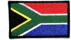 Hho MINI South Africa Flag Patch National Flag Patch Embroidered Diy Patches Applique Sew Iron On For Everyone Craft Patch For Bags Jackets Jeans