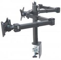 Manhattan Lcd Monitor Mount With Center Mount And Double-link Swing Arms