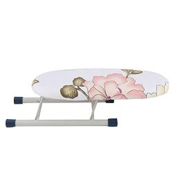 Fdit Ironing Board Home Foldable Space-saving Travel Sleeve Cuffs Collars Handling Table Peony