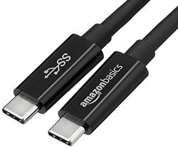 Amazonbasics USB Type-c To USB Type-c 3.1 GEN1 Cable - 6 Feet 1.8 Meters - Black