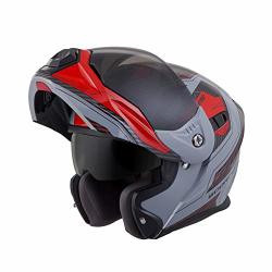 Scorpion EXO-AT950 Helmet - Tucson Large Red grey