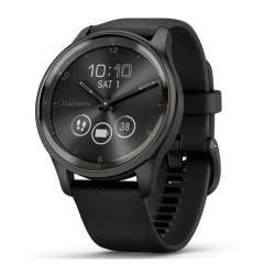 Garmin Vivomove Trend - Silver Stainless Steel Bezel With Mist Grey Case & Silicone Band