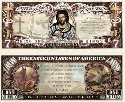 Christianity Novelty Million Dollar Bill