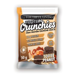 Y living Protein Crunchies 50G Toffee - Toffee Peanut