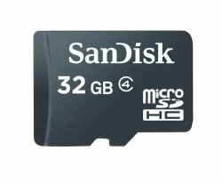 Sandisk 32GB Microsdhc Class 4 Card SDSDQ-032G-A11M