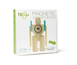 Tegu Magbot Magnetic Wooden Block Set